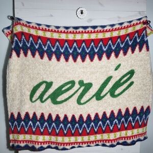 NWT aerie Soft Throw Blanket Geometric Southwestern Cozy.